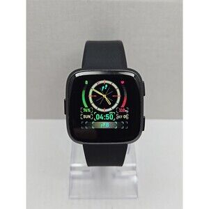 Fitbit Versa FB504 Smartwatch Fitness Heart Rate Bluetooth Activity W/ Charger
